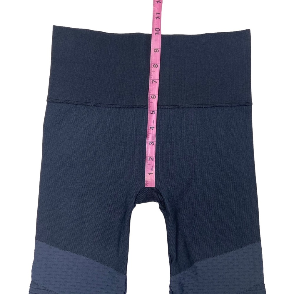 Spanx Ribbed Compression Tight Legging Black Gray… - image 8